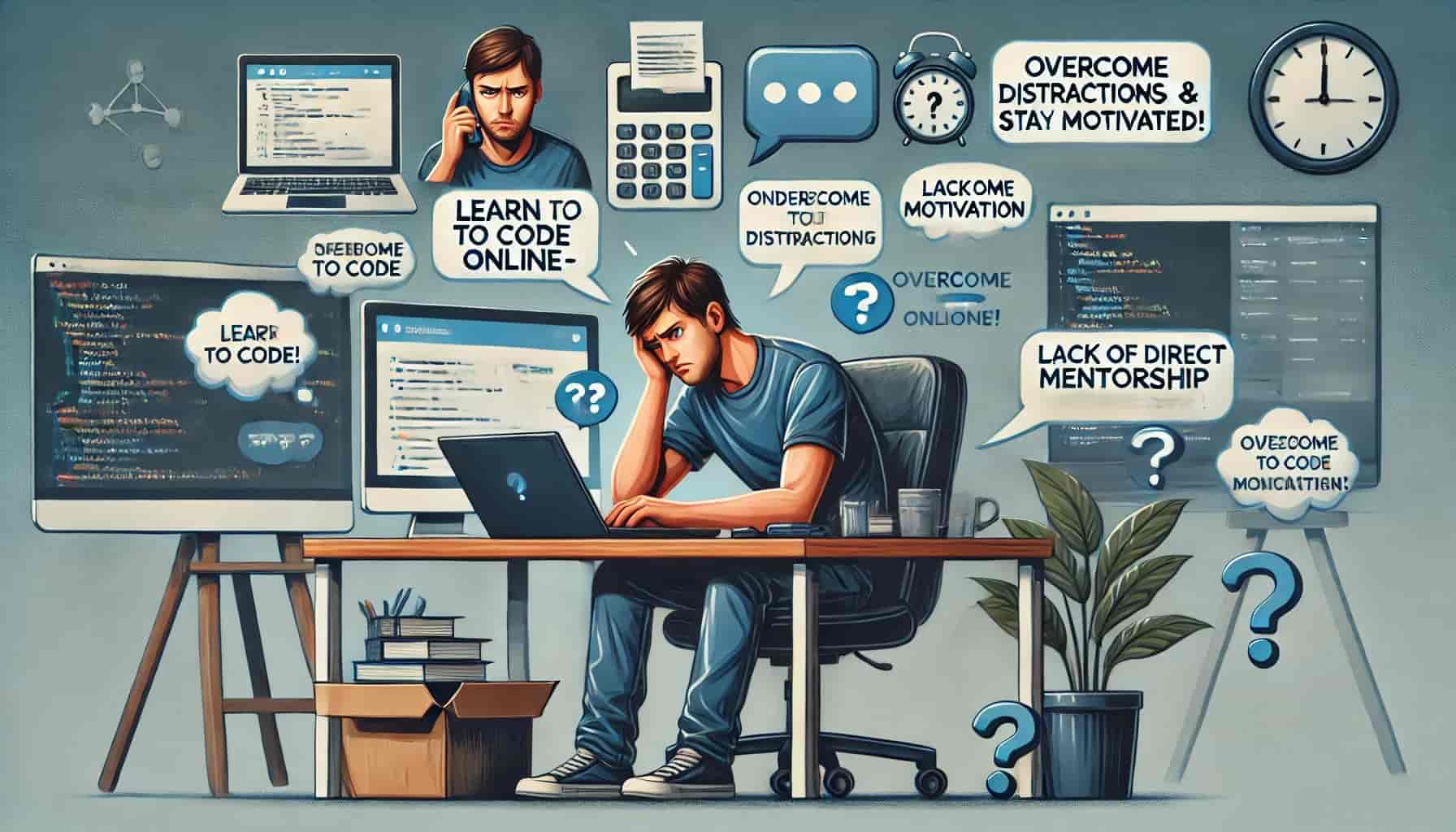 Online Yazılım Kursundaki Zorluklar